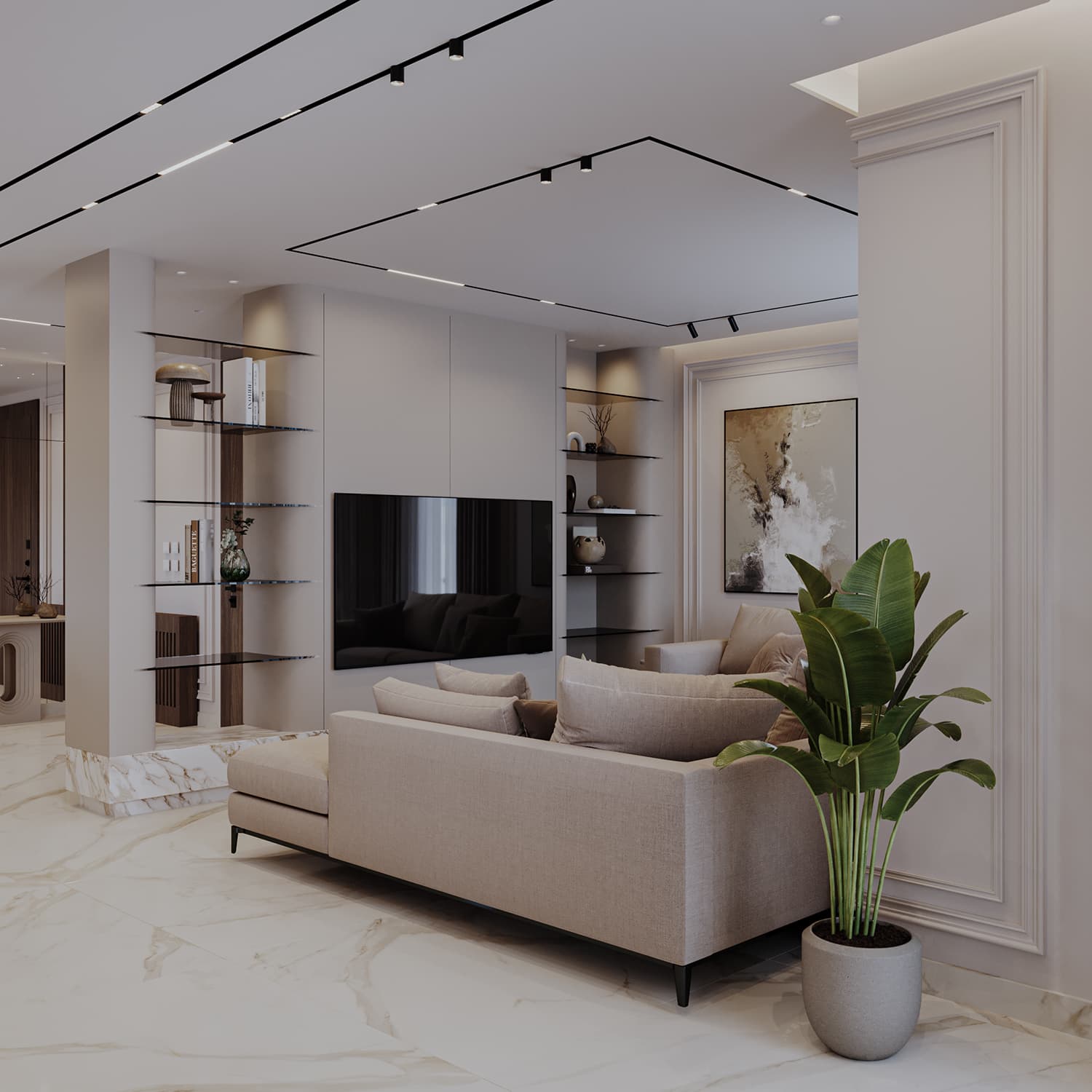 mr ak duplex living area